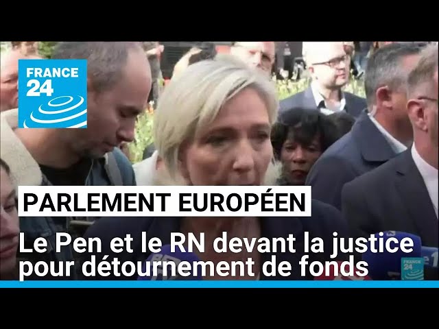 ⁣Marine Le Pen et le RN devant la justice pour détournement de fonds européens • FRANCE 24