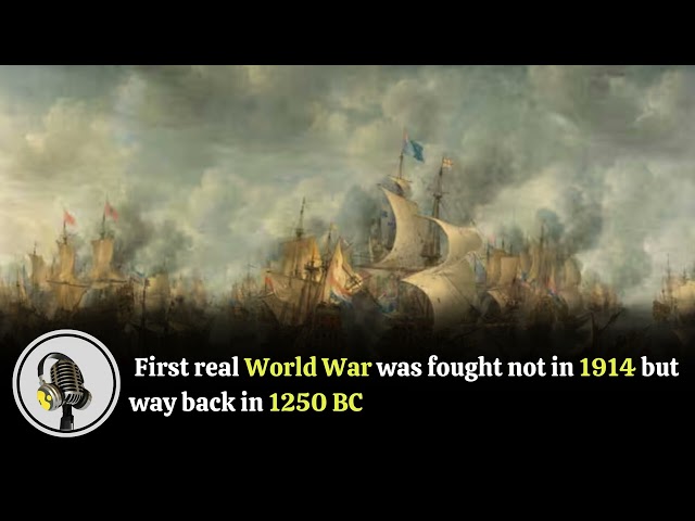 ⁣First real world war was fought not in 1914 but way back in 1250 BC  | WION Podcast