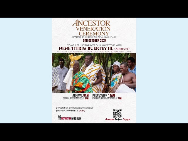 ⁣Ancestor Veneration: Nkyinkyim Museum presents the 2024 Ancestor Veneration Ceremony