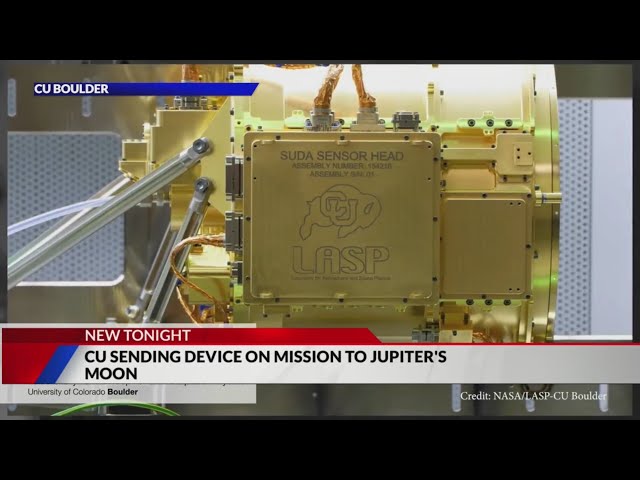 CU Boulder sending device to Jupiter's moon