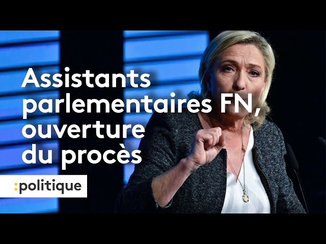 ⁣Assistants parlementaires FN : ouverture du procès