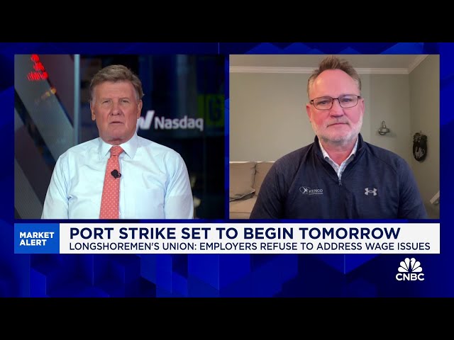 ⁣Port strike set to begin tomorrow: Here's what's at stake