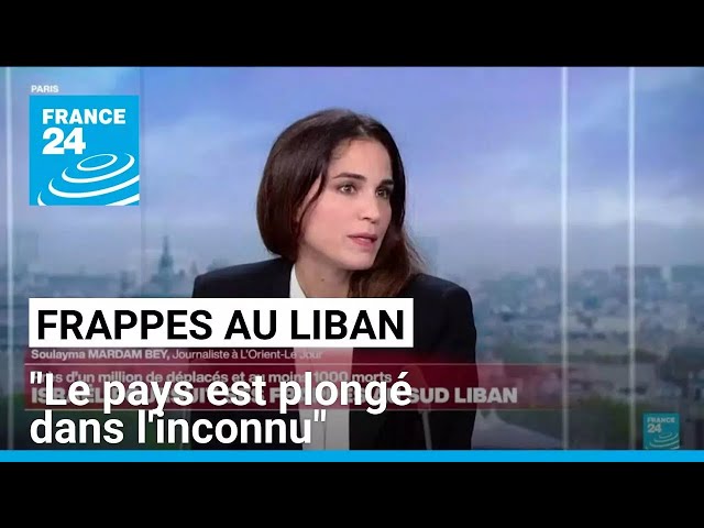 ⁣Frappes israéliennes au Liban  : "le pays est plongé dans l'inconnu" • FRANCE 24