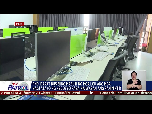 ⁣Mga nagtatayo ng negosyo dapat busisiing mabuti kontra espionage: DND