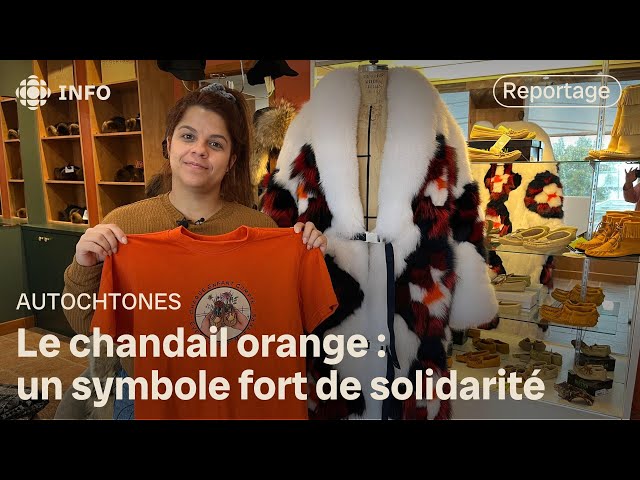 ⁣Deux artistes innues s’unissent pour créer leur chandail orange