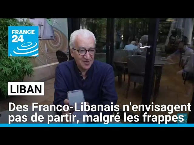 ⁣À Beyrouth, des Franco-Libanais n'envisagent pas de partir, malgré les bombardements • FRANCE 2