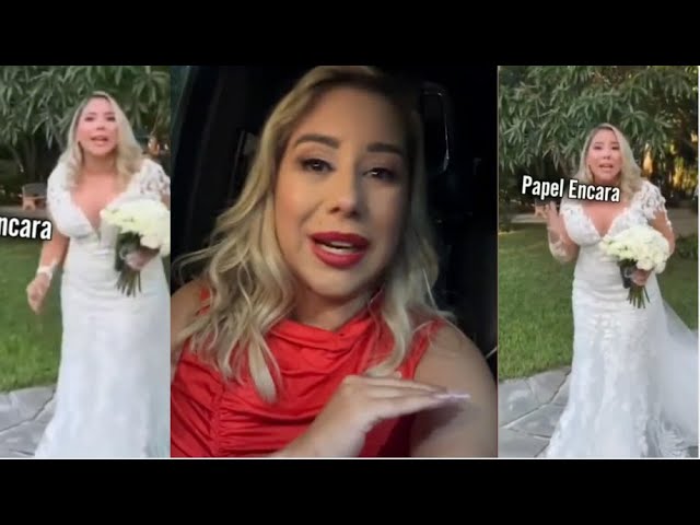 ⁣Qué pasó en la boda de la Señorita Dayana? la artista cubana perdió el control y comenzó a gritar