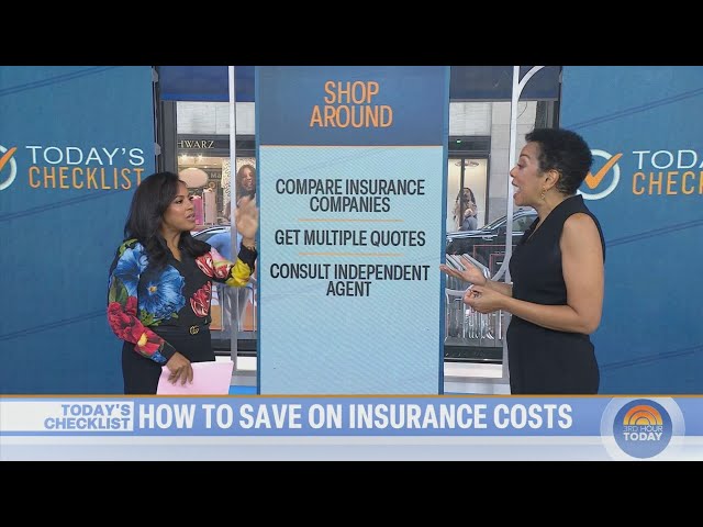 ⁣How to save on insurance costs