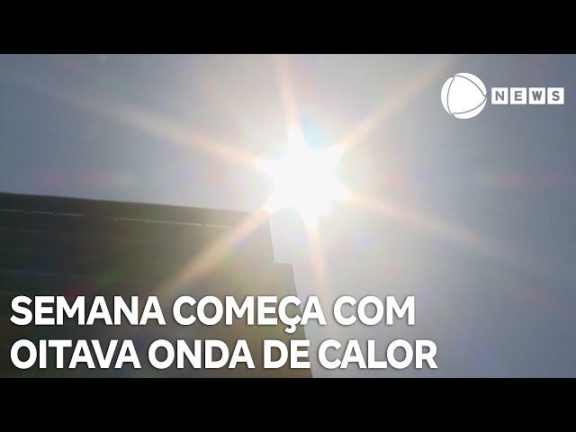 ⁣Nova onda de calor chega com temperaturas que podem superar os 40ºC