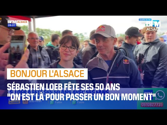 ⁣Sébastien Loeb était à l'Anneau du Rhin pour fêter ses 50 ans