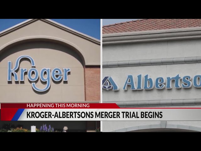 ⁣Kroger, Albertsons merger trial begins Monday