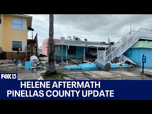 ⁣Pinellas County update on Hurricane Helene recovery