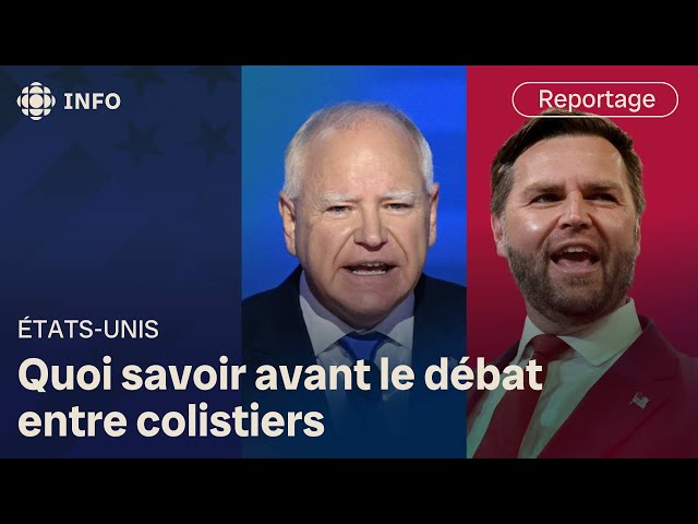 ⁣Ce qu'il faut savoir avant le débat entre J.D. Vance et Tim Walz