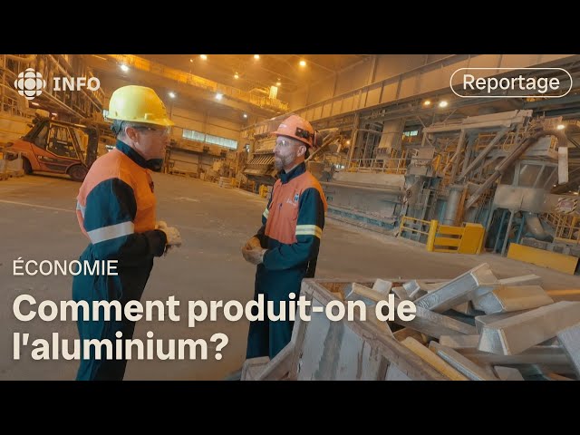 ⁣Rare visite d’une imposante aluminerie