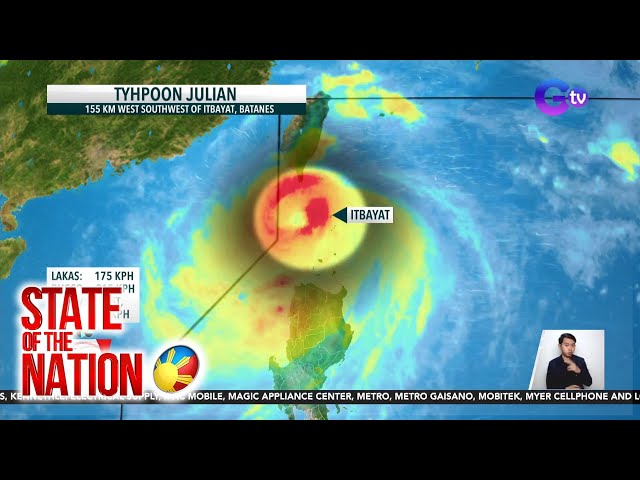 ⁣Bagyong Julian, posibleng maging super typhoon sa susunod ng 24 oras | SONA