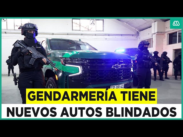 ⁣Gendarmería tiene nuevos autos blindados: Resisten ataques de balas y granadas