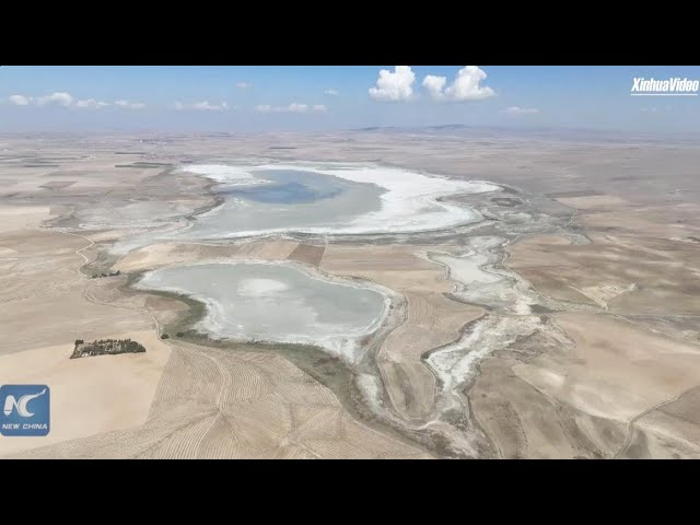 ⁣Türkiye's lakes drying up amid groundwater overuse, climate change