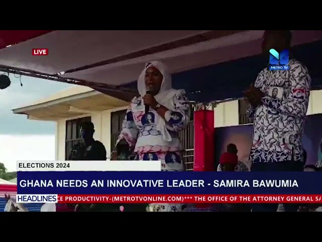 ⁣Ghana needs an innovated leader-----Samira Bawumia