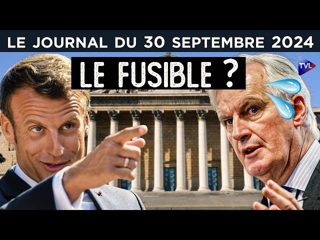 ⁣Qui pour censurer Macron ? - JT du lundi 30 septembre 2024