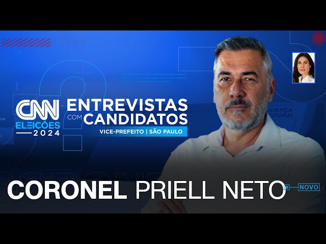 ⁣Coronel Priell Neto (Novo) | CNN Eleições: entrevistas com vices - São Paulo