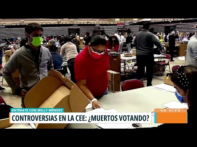 ⁣Aún pendientes de procesar 50 mil solicitudes de voto adelantado