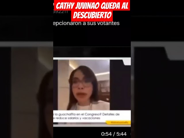 ⁣CATHY JUVINAO QUEDA AL DESCUBIERTO