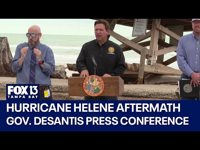 Gov. DeSantis gives Hurricane Helene update