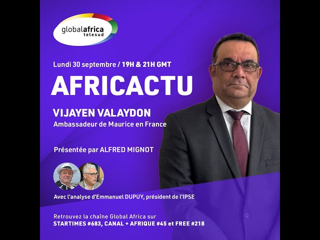 ⁣Africactu avec Vijayen Valaydon