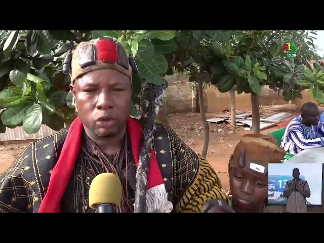 ⁣Festival annuel du roi du Gambaga : rituel d’accueil de la délégation Burkinabè