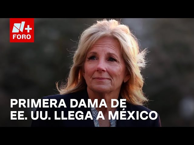 Jill Biden, esposa de Joe Biden, arriba al AIFA para toma de posesión de Claudia Sheinbaum - N+ FORO