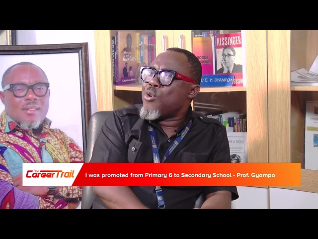 ⁣I never went through JHS – Prof. Gyampo. #thecareertrail #joylearningtv #joynews