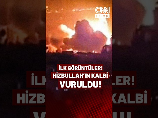 ⁣Hizbullah'ın Kalesi Olarak Bilinen Dahiye Bombalandı! İşte İsrail'in Saldırısından İlk Gör