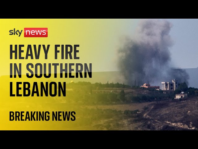 ⁣Live: Heavy fire in Lebanese towns near border with Israel