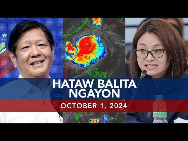 ⁣UNTV: Hataw Balita Ngayon | October 01, 2024