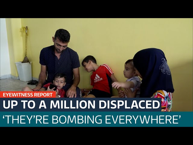 ⁣Lebanon families sleeping under the sky for fear of collapsing buildings | ITV News