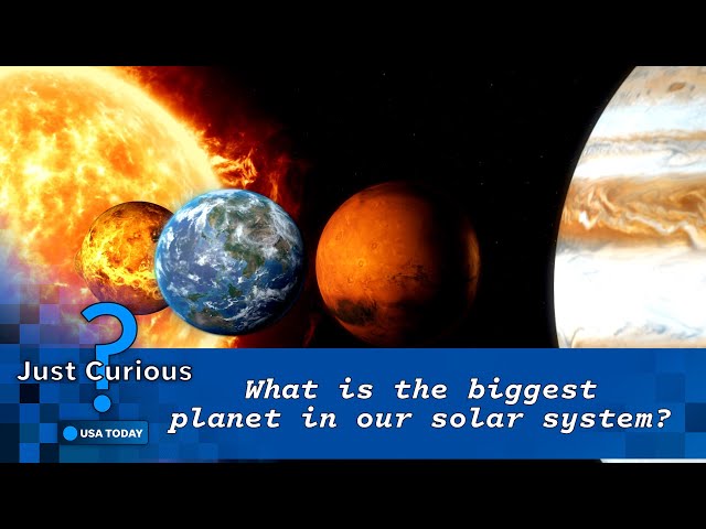 ⁣How much larger Jupiter is compared to Earth in the solar system | JUST CURIOUS