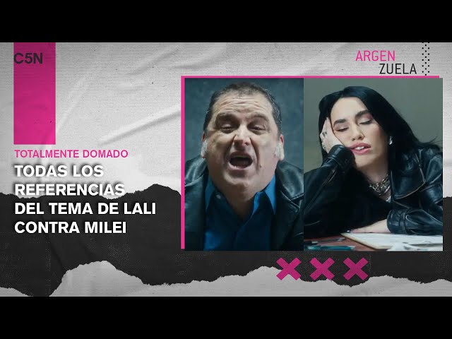 ⁣Todas las REFERENCIAS del TEMA de LALI ESPÓSITO contra JAVIER MILEI