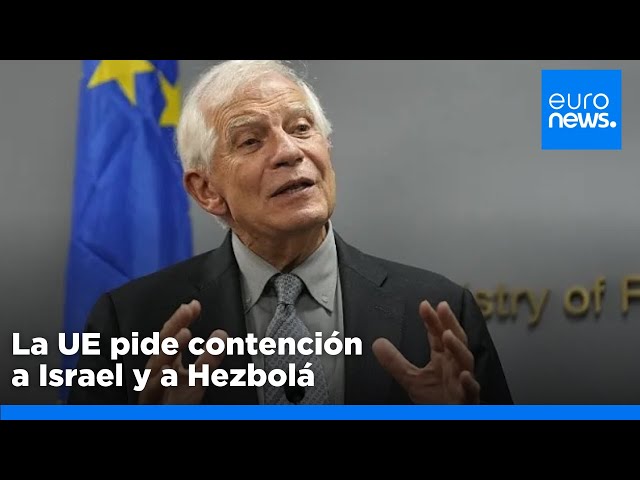 ⁣La UE pide contención a Israel y Hezbolá en el "momento de la verdad" para el Líbano