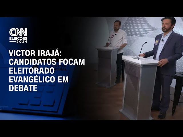 ⁣Victor Irajá: Candidatos focam eleitorado evangélico em debate | CNN ARENA