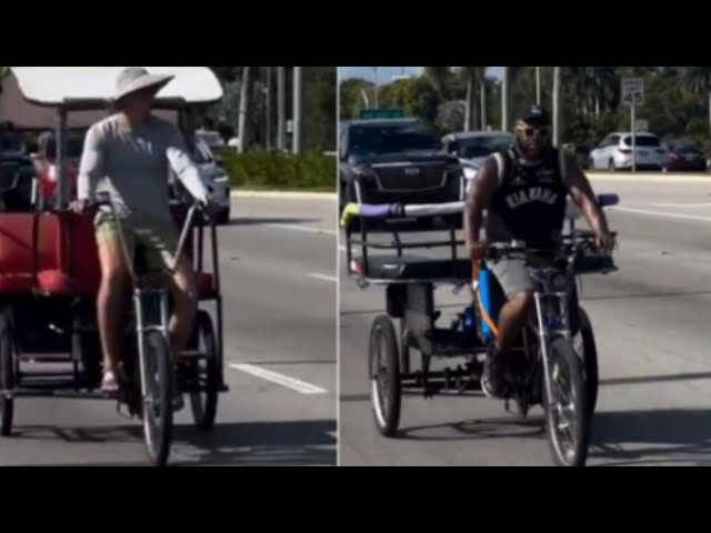 ⁣Llegan los bici-taxis a Miami