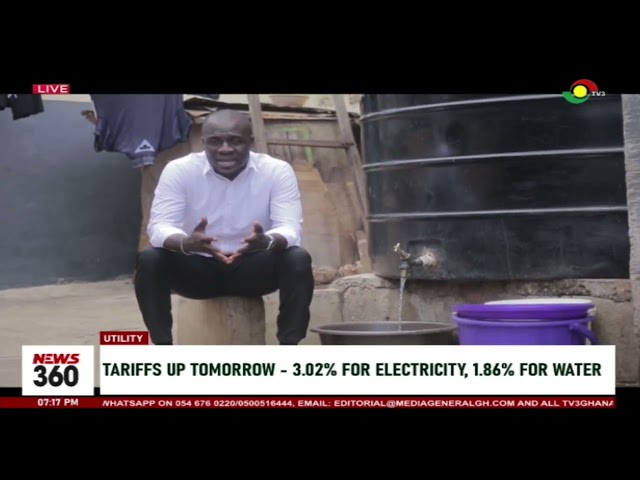 ⁣Tariffs up from Oct 1: 3.02% for Electricity, 1,.86% for Water