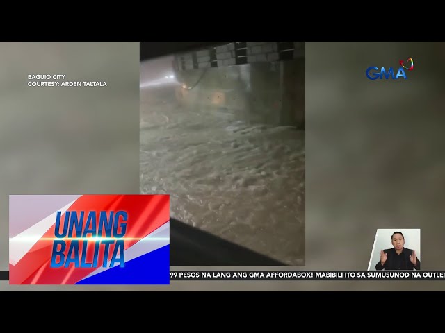 ⁣Malakas na ulan dala ng Bagyong Julian, nagdulot ng baha at landslide | Unang Balita