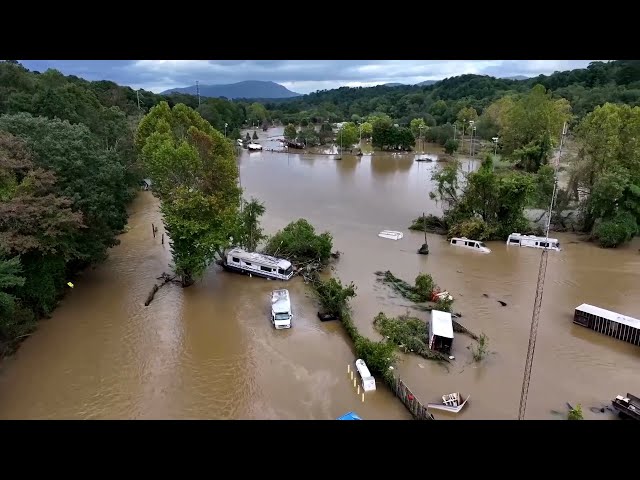 ⁣North Carolina reels from devastating impact of Hurricane Helene