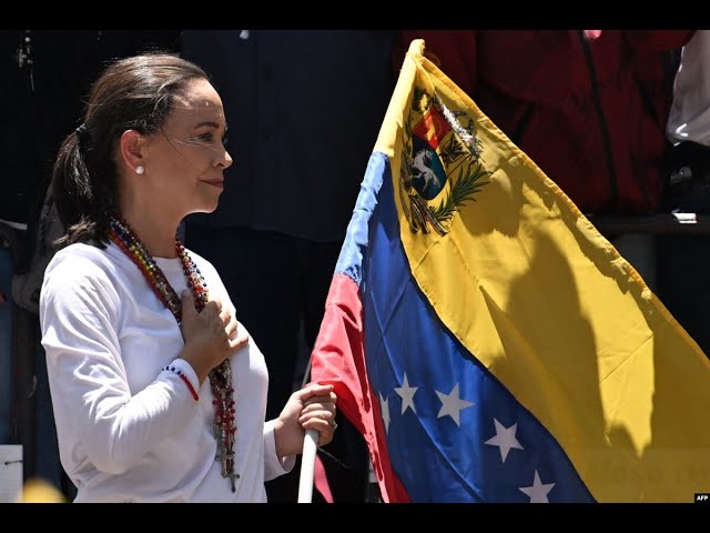 ⁣Otorgan el premio Václav Havel a la líder opositora venezolana María Corina Machado