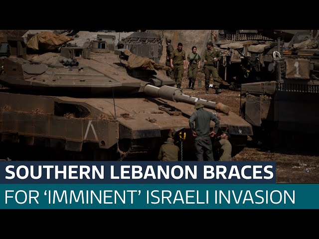 ⁣Israeli ground invasion into southern Lebanon 'imminent' | ITV News