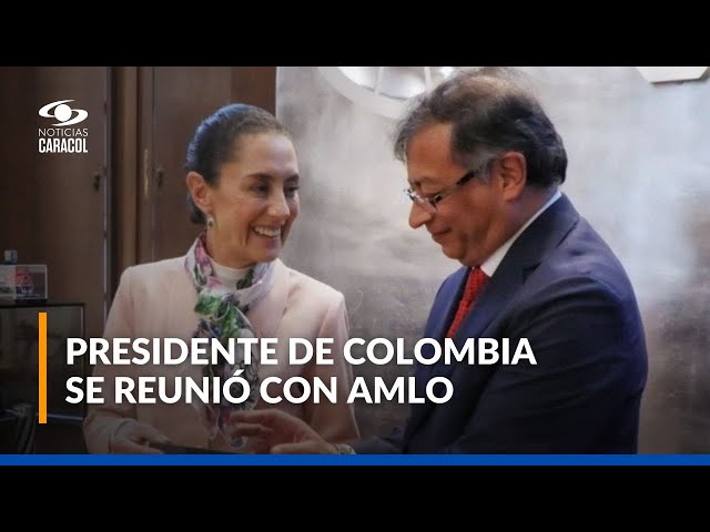 ⁣Presidente Petro llegó a México para la posesión de Claudia Sheinbaum