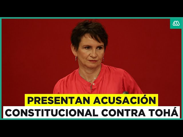 ⁣Partido Republicano presenta acusación contra Carolina Tohá