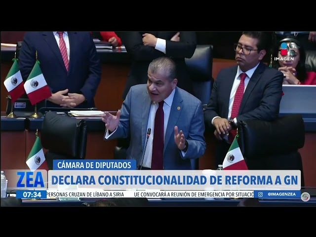 ⁣La Cámara de Diputados declara la constitucionalidad de la reforma a la Guardia Nacional | Paco Zea