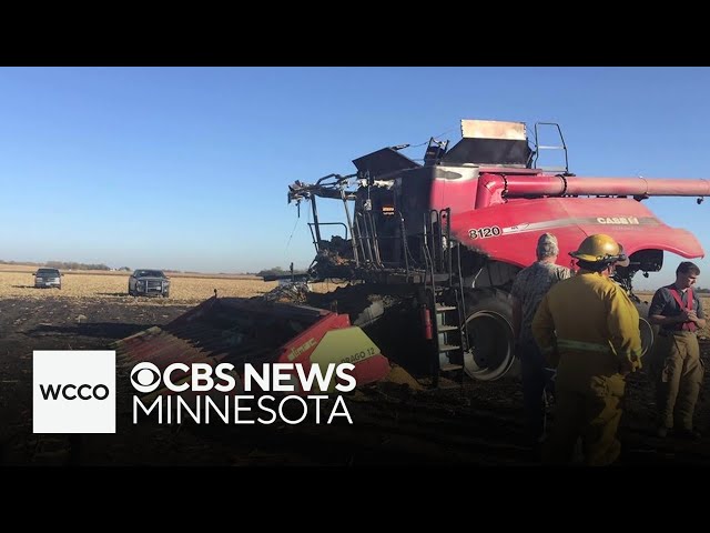 ⁣Dry weather, heat causing rise in combine fires