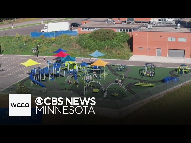 Hopkins elementary school debuts fully accessible playground